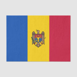 Moldova Flag Tissue Paper