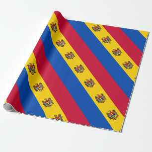 Moldova Flag Wrapping Paper