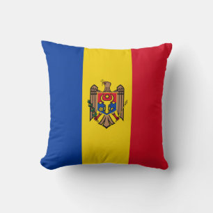Moldova Flag x Flag Pillow