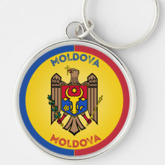 Moldova Heritage Emblem Key Ring
