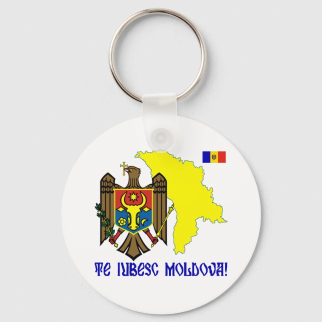 Moldova Key Ring (Front)