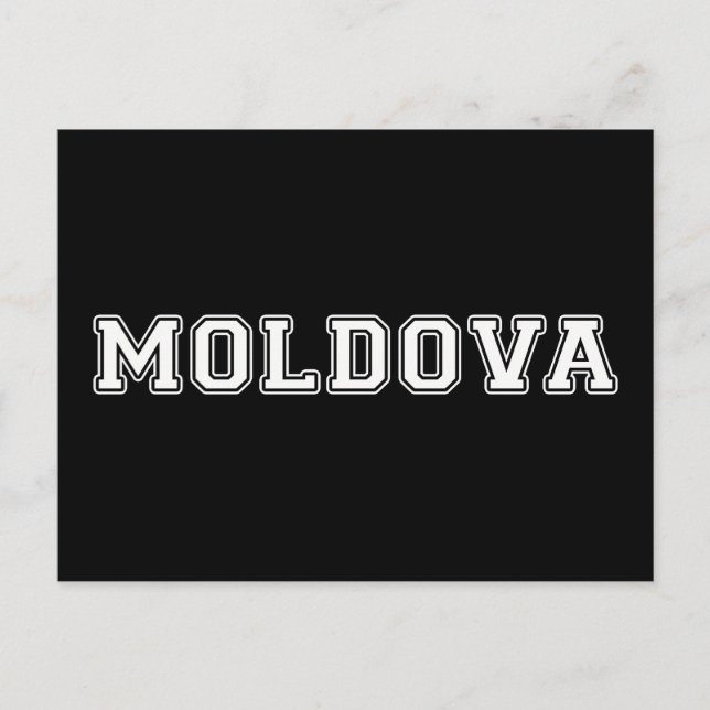 Moldova Postcard (Front)
