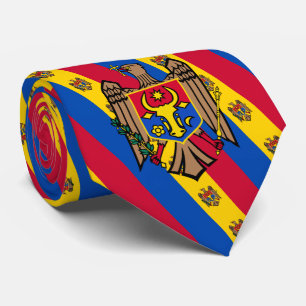 Moldovan Flag & Coat of Arms, Flag of Moldova Tie