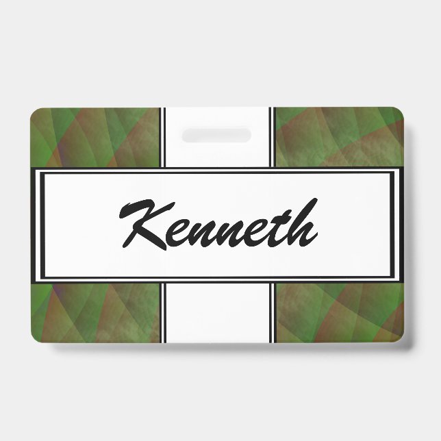 Moldy Interference by Kenneth Yoncich ID Badge (Front)