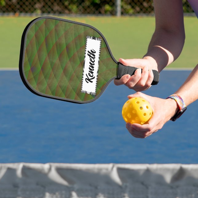 Moldy Interference by Kenneth Yoncich Pickleball Paddle (Insitu)