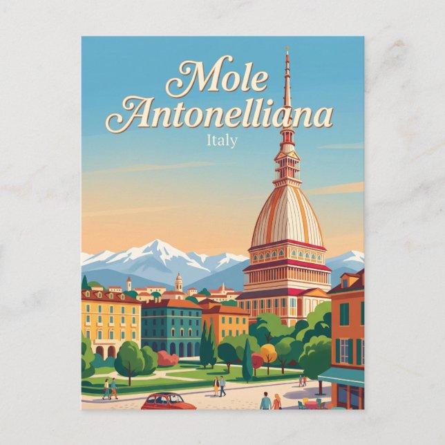 Mole Antonelliana Italy Postcard (Front)