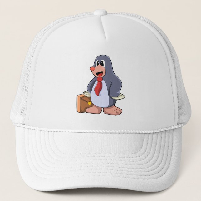 Mole as Entrepreneur with Bag Trucker Hat (Front)