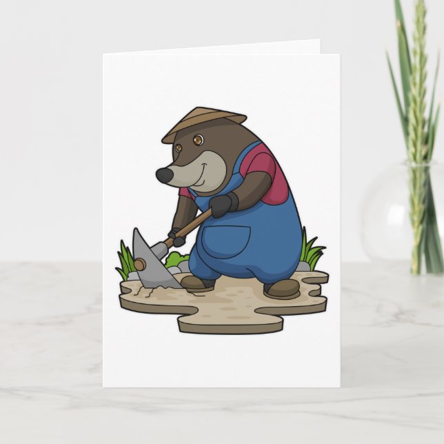 Mole as Farmer Card (Front)