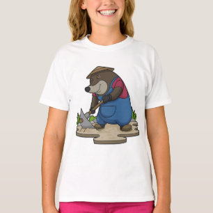 Mole as Farmer T-Shirt