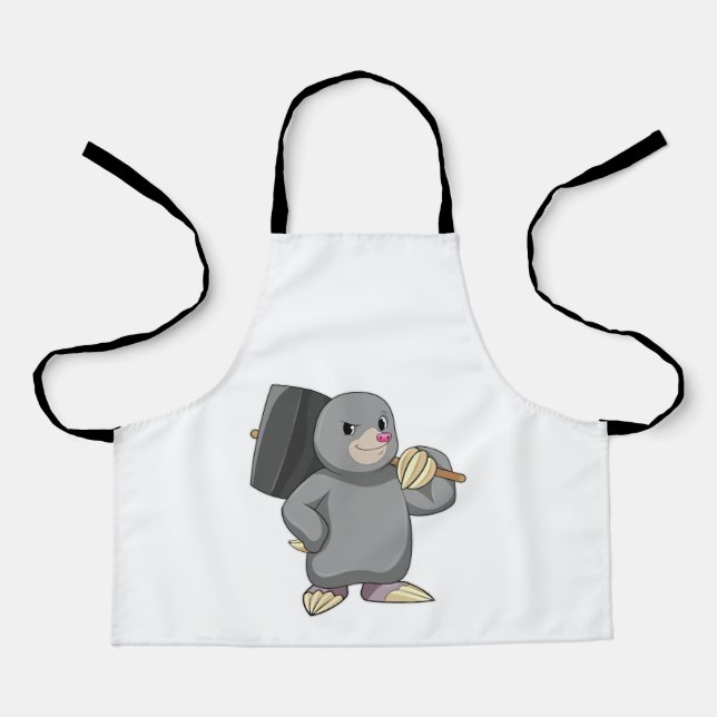 Mole as Handyman with Hammer Apron (Front)