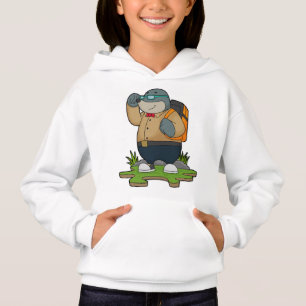 Mole as Hiker with Backpack