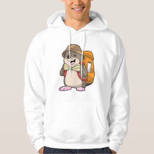 Mole as Hiker with Luggage Hoodie