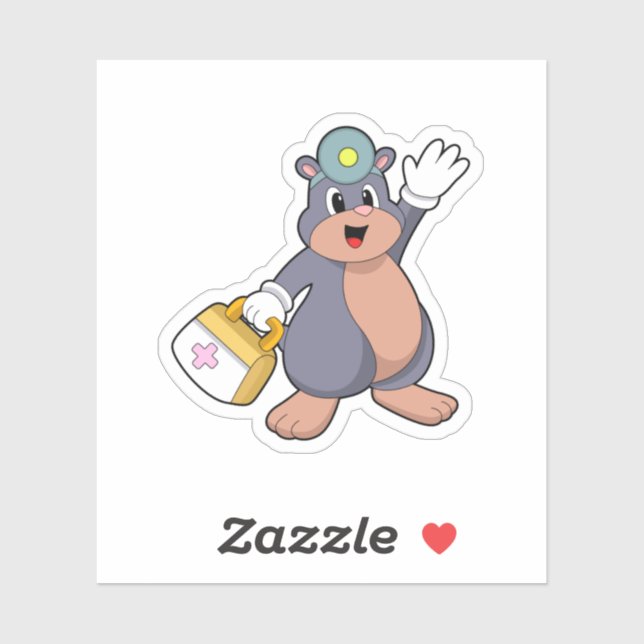Mole as Nurse with First aid kit.PNG (Sheet)