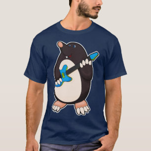 Mole at Music with Guitar T-Shirt