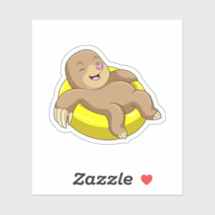 Mole at Swimming with Lifebuoy