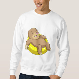 Mole at Swimming with Lifebuoy Sweatshirt