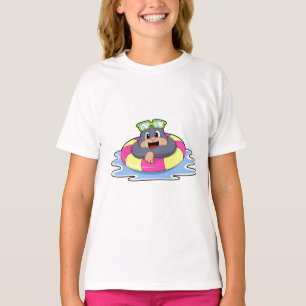 Mole at Swimming with Swim ring.PNG T-Shirt