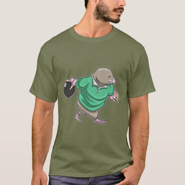 Mole Bowling Bowling ball T-Shirt (Front)