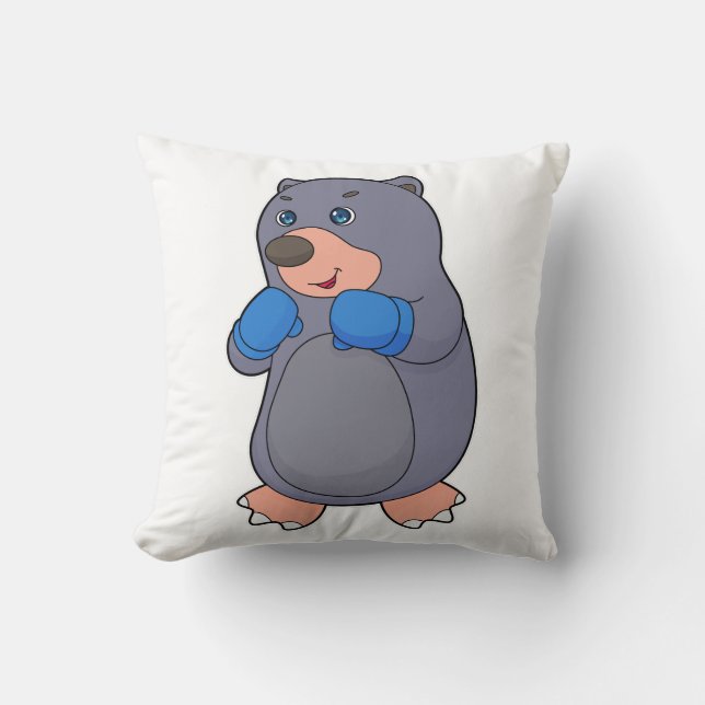 Mole Boxing Boxer Boxing gloves Cushion (Front)