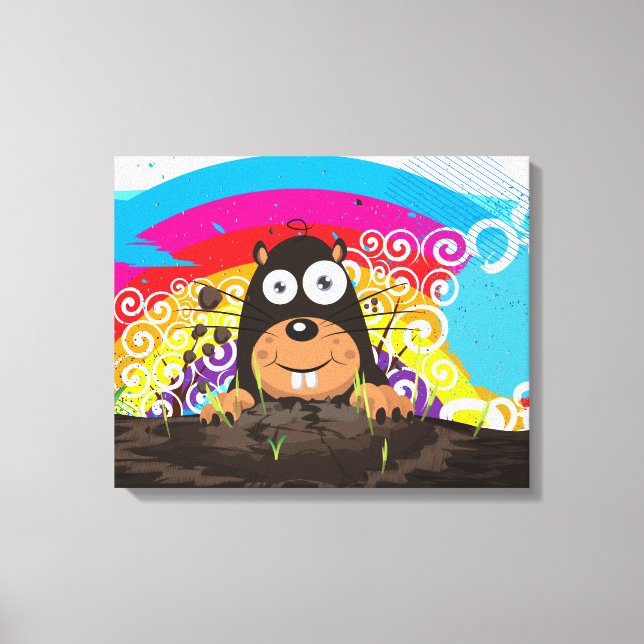 Mole Canvas Print (Front)