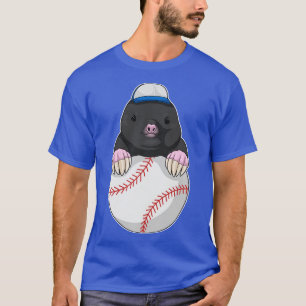 Mole Cap Baseball T-Shirt