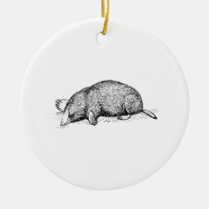 Mole Ceramic Tree Decoration