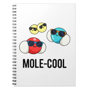 Mole-Cool Cute Molecule Pun Notebook