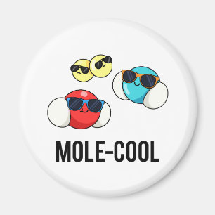 Mole-Cool Funny Molecule Pun Magnet
