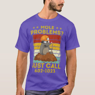 Mole Day Mole Problems Just Call Avogadros Number  T-Shirt