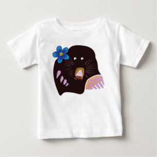 Mole Drawing Baby Bodysuit