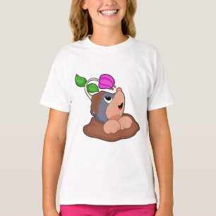 Mole Earth Flower T-Shirt