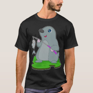 Mole Fisher Fishing rod Fishing T-Shirt