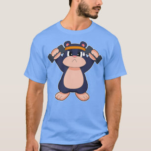 Mole Fitness Dumbbells Sports T-Shirt