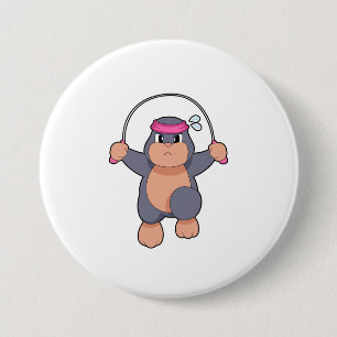 Mole Fitness Rope 7.5 Cm Round Badge