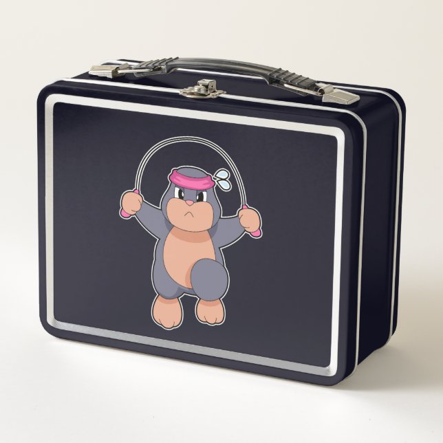 Mole Fitness Rope Metal Lunch Box (Front)