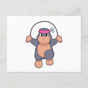 Mole Fitness Rope Postcard