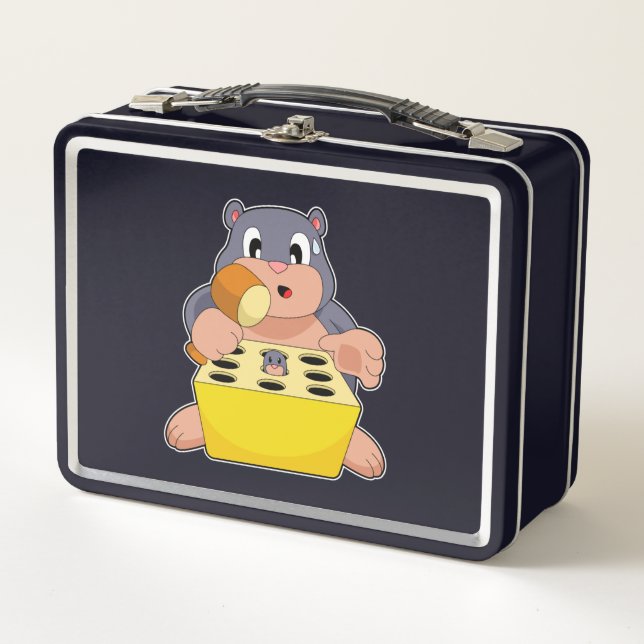 Mole Game Metal Lunch Box (Front)