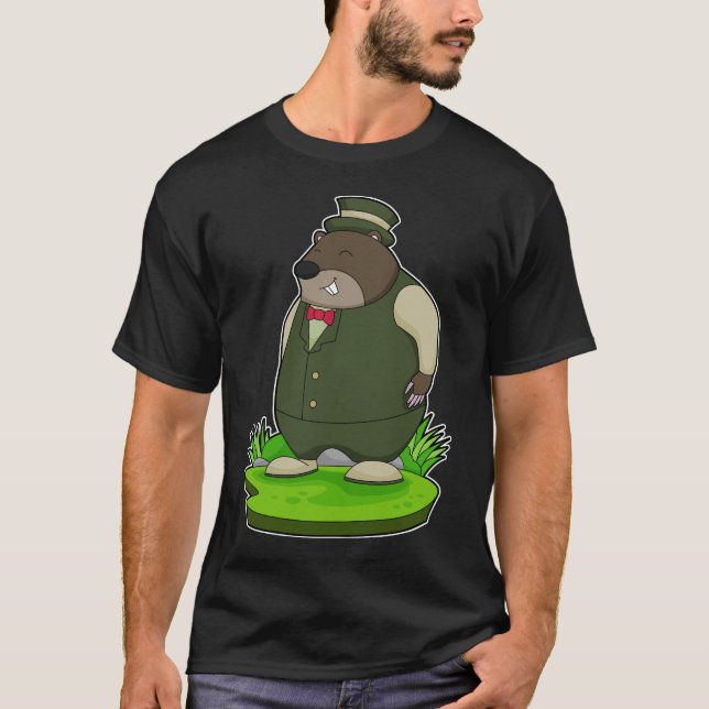 Mole Groom Jacket Wedding T-Shirt (Front)