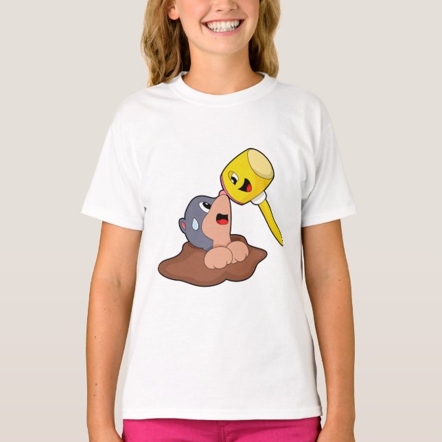 Mole Hammer T-Shirt (Front)