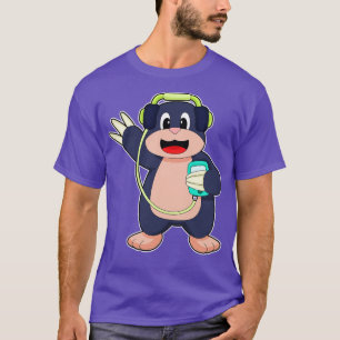 Mole Headphone Music T-Shirt