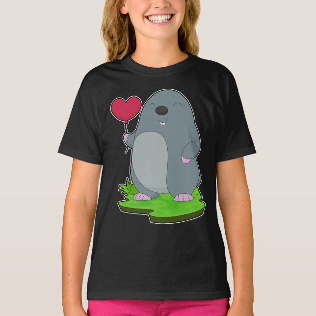 Mole Heart Balloon T-Shirt (Front)