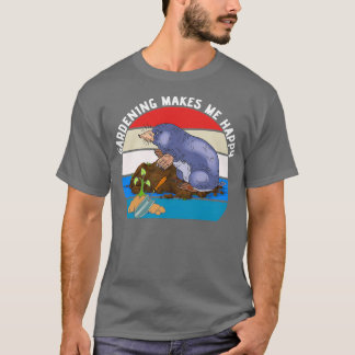 Mole In The Garden  Funny  T-Shirt