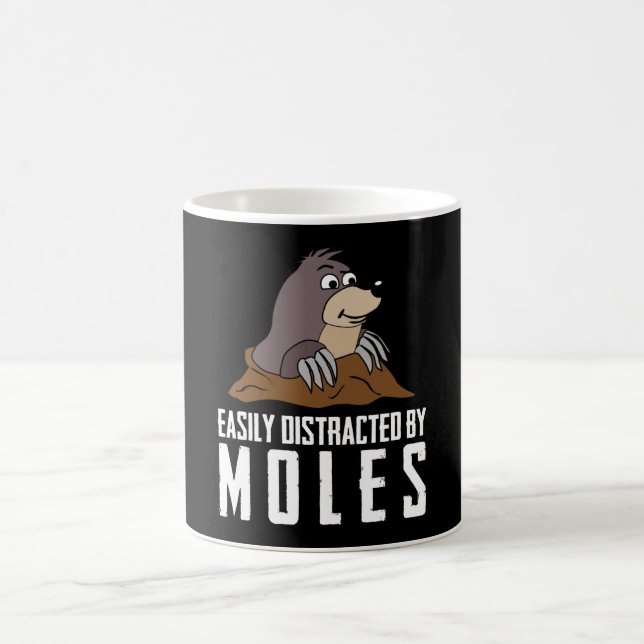 Mole Joke Saying Moles Coffee Mug (Center)