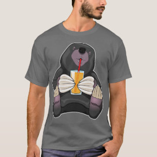 Mole Juice Drinking straw T-Shirt