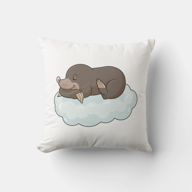 Mole on Clouds Cushion (Front)