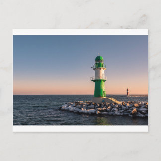 Mole on the Baltic Sea coast in Germany Postcard