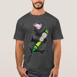 Mole Pupil Crayon School T-Shirt