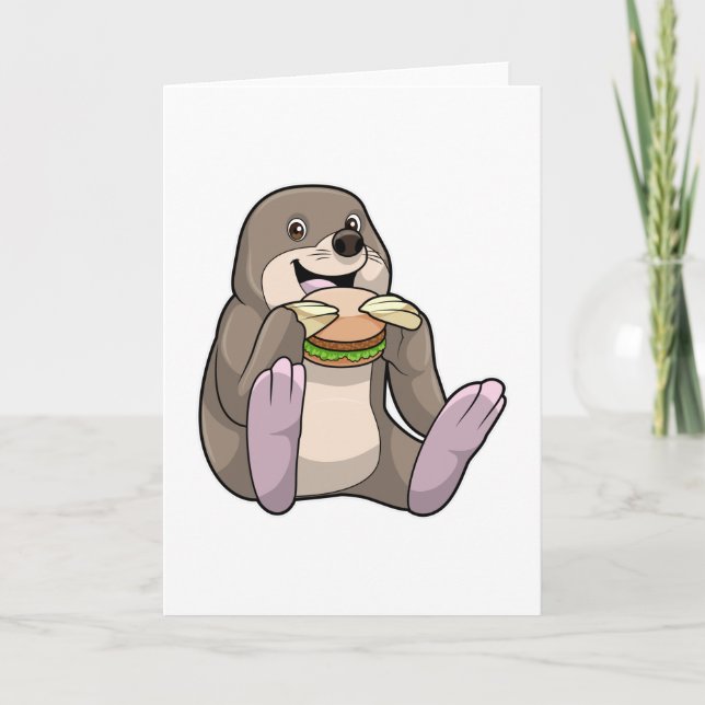 Mole Restaurant Burger Card (Front)