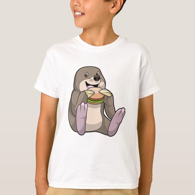 Mole Restaurant Burger T-Shirt (Front)