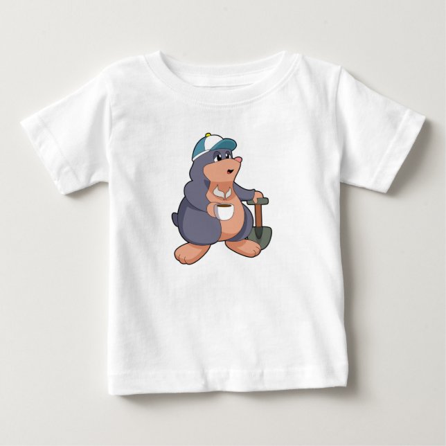 Mole Shovel Baby T-Shirt (Front)
